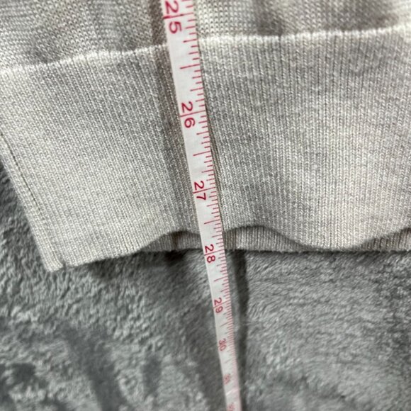 Babaton Cardigan Women Size Medium Cream Nude Button-up V-Neck Finley Silk Blend - Picture 7 of 9